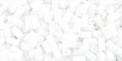 TOHO™ Opaque White Bugle Beads #1 3mm